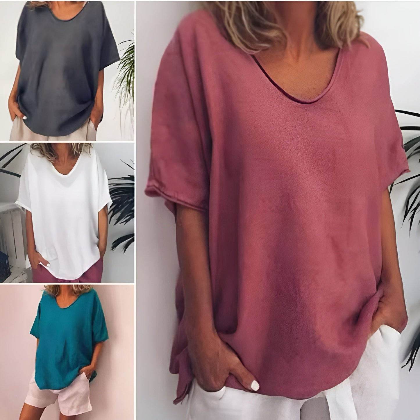 Sommerfeld | Lockeres Komfort-T-Shirt für Damen (1 Kaufen, 1 GRATIS dazu)